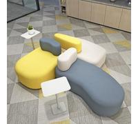 KIBONCY Set di divani ergonomici e creativi for sale d'attesa e zone ricreative - Sedute modulari dalla forma unica for uffici, hotel e spazi di co-working(D)