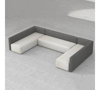 KIBONCY Set di divani for l'attesa degli ospiti - Tavolini e sedute for banchetti dalla forma creativa e unica for lounge for il tempo libero, area reception o sala relax - Design salvaspazio(B)