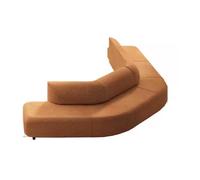 KIBONCY Set Di Divani For Lounge Reception Divano In Tessuto Lino Dalla Forma Irregolare Creativa Robusta Struttura In Acciaio For Hotel, Aeroporto, Area Attesa Dell'ospedale(G)