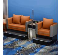 KIBONCY Set Di Divani For Osservazione For Sala Da Biliardo For 3 Persone, Spettatore Del Club Con Portabicchieri, Imbottitura In Schiuma Ad Alta Densità(F)