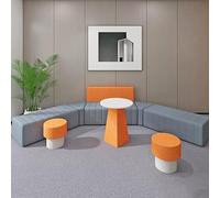 KIBONCY Set di divani for ufficio for il tempo libero, moderna sala relax aziendale, area pubblica, lobby, forma unica: comode sedute modulari for spazi di lavoro collaborativi(D)