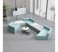 KIBONCY Set Di Divani Moderni For Reception Modulari For Ufficio Con Tavolino Da Caffè, Posti A Sedere Geometrici Creativi For Lobby Aziendale, Area Di Attesa E Studio Del Centro(H)