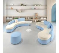 KIBONCY Set di divani modulari dalla forma unica: posti a sedere moderni e minimalisti for la hall dell'hotel, l'area reception, la sala d'attesa o lo studio creativo(D)