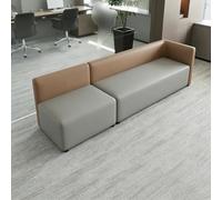 KIBONCY Set Di Divani Modulari For Reception. Divano Moderno Con Tavolino In Accento E Pouf A Cubo For La Sala D'attesa Del Centro Di Formazione Della Hall Dell'ufficio(A4)