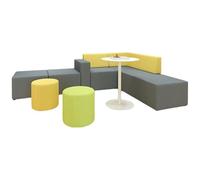 KIBONCY Set di divani modulari for ufficio, posti a sedere moderni for sala d'attesa for reception, divano imbottito for hall for ufficio, area ospiti, lounge aziendale(16)