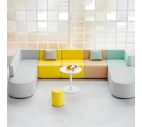 KIBONCY Set Di Divani Modulari Moderni For Reception, Divani Componibili In Varie Combinazioni For Posti A Sedere In Ufficio, Sala D'attesa, Scuola Materna E Hall(I)