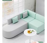 KIBONCY Set Di Divani Modulari Moderni For Reception, Divano Componibile In Varie Combinazioni Con Pouf E Tavolino Da Caffè For Ufficio, Sala D'attesa, Scuola Materna Posti A Sedere Nella Hall(H)