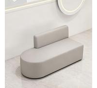 KIBONCY Set di divani modulari moderni for reception e tavolino da caffè, combinazione di divano curvo e libreria, for ufficio, sala d'attesa, scuola materna(F)
