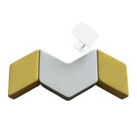 KIBONCY Set di divani ottomani geometrici modulari, panca poggiapiedi puzzle esagonale e triangolare intercambiabile for scuola materna, biblioteca, hall di hotel, soggiorno e sala giochi(6)