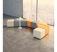 KIBONCY Set Di Divano E Tavolino Dalle Forme Irregolari,Divano Modulare Mobile,Divani Moderni Minimalisti Creativi,per Aree Reception Di Ufficio E Istituzioni Educative(J)