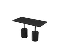 KIBONCY Set Di Mobili Da Bar Industriali Moderni. Divano Lounge Singolo Nero Con Schienale Rosa, Tavolino Rotondo For L'area Salotto Della Boutique Del Club Del Negozio Di Tè Al Latte(F)