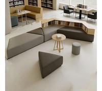 KIBONCY Set di mobili for reception moderno for ufficio, gruppo di posti a sedere for lounge astratti creativi, for asilo nido, hall, lounge e centro di formazione(C)