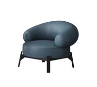 KIBONCY Set Di Poltrone Singole Moderne E Di Lusso Con Piano In Pietra - Pelle Nappa, Base In Acciaio Al Carbonio For La Reception Del Lounge Bar Dell'hotel(J)