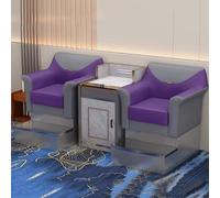 KIBONCY Set di posti a sedere for biliardo premium a 2 posti con tavolo in vetro temperato, divani club di fascia alta for sala giochi e sala da biliardo(D)