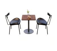 KIBONCY Set di sedie da tavolo da caffè moderne con struttura geometrica, posti a sedere commerciali for caffetteria, ristorante fast food for negozio di tè al latte(A)