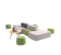 KIBONCY Set Di Sgabelli for Divani Modulari Creativi,Divano Color Block, Comodi Posti A Sedere, for Pensioni, Aree Ufficio, Centri Di Formazione, Sale Di Lettura(G)