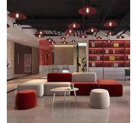 KIBONCY Set Di Sgabelli for Divani Modulari Creativi,Divano Color Block, Comodi Posti A Sedere, for Pensioni, Aree Ufficio, Centri Di Formazione, Sale Di Lettura(J)