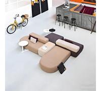 KIBONCY Set Di Sgabelli for Divani Modulari Creativi,Divano Color Block, Comodi Posti A Sedere, for Pensioni, Aree Ufficio, Centri Di Formazione, Sale Di Lettura(C)