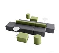 KIBONCY Set Di Sgabelli for Divani Modulari Creativi,Divano Color Block, Comodi Posti A Sedere, for Pensioni, Aree Ufficio, Centri Di Formazione, Sale Di Lettura(D)
