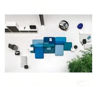 KIBONCY Set Di Sgabelli for Divani Modulari Creativi,Divano Color Block, Comodi Posti A Sedere, for Pensioni, Aree Ufficio, Centri Di Formazione, Sale Di Lettura(B)