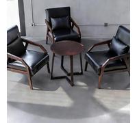 KIBONCY Set di tavoli e sedie da caffetteria, cabine for divani da bar e taverna retrò, trattative commerciali, ricevimenti for il tempo libero e sedie in legno massello for hotel(Set 1)