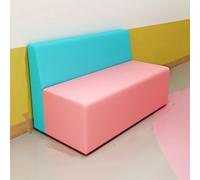 KIBONCY Set divano con schienale Genitore - Bambino Asilo e istituto di formazione Aula di danza Sala delle attività del Museo delle scienze dell'area di riposo(120x60x72cm)