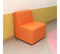 KIBONCY Set divano con schienale Genitore - Bambino Asilo e istituto di formazione Aula di danza Sala delle attività del Museo delle scienze dell'area di riposo(60x60x72cm)