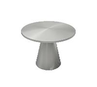 KIBONCY Set Tavolo Da Pranzo E Sedie In Acciaio Inossidabile Premium, Divano Semicircolare In Stile Industriale Con Posti A Sedere For Ristorante BBQ Hot Pot Cafe Bistrot Uso Commerciale(D)