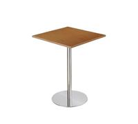 KIBONCY Set Tavolo Da Pranzo Tavolini Da Bistrot In Legno Quadrati Rotondi Della Metà Del Secolo Con 4 Sedie Combinazione Di Mobili Da Cucina Con Struttura In Metallo For Negozio(H50CM)