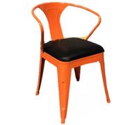 KIBONCY Set tavolo e sedie da bar in stile americano, con un set di tavolo e sedie for il tempo libero quadrato rotondo in ferro e legno in stile industriale retrò(A)