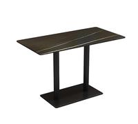 KIBONCY Set tavolo e sedie da bar retrò, divano for cabina privata, taverna commerciale e set tavolo e sedie da caffetteria casual(M)