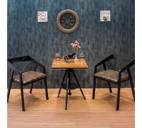 KIBONCY Set tavolo e sedie da bistrot for caffè all'aperto, set da pranzo rotondo in metallo for caffetteria, mobili da ristorante commerciale for patio del negozio di dessert(V)