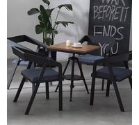 KIBONCY Set tavolo e sedie da bistrot for caffè all'aperto, set da pranzo rotondo in metallo for caffetteria, mobili da ristorante commerciale for patio del negozio di dessert(P)