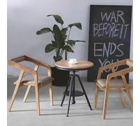 KIBONCY Set tavolo e sedie da bistrot for caffè all'aperto, set da pranzo rotondo in metallo for caffetteria, mobili da ristorante commerciale for patio del negozio di dessert(Q)