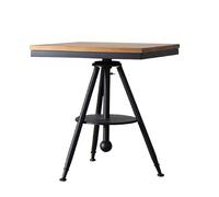 KIBONCY Set tavolo e sedie da bistrot for caffè all'aperto, set da pranzo rotondo in metallo for caffetteria, mobili da ristorante commerciale for patio del negozio di dessert(B)