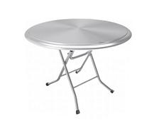 KIBONCY Set Tavolo E Sedie Da Bistrot For Interni Ed Esterni For Patio Pieghevole In Acciaio Inossidabile, Preparazione Lavoro In Cucina, Giochi Picnic In Campeggio(I60CM)