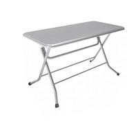 KIBONCY Set Tavolo E Sedie Da Bistrot For Interni Ed Esterni For Patio Pieghevole In Acciaio Inossidabile, Preparazione Lavoro In Cucina, Giochi Picnic In Campeggio(J1.2 * 0.7M)