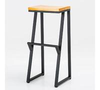 KIBONCY Sgabelli da bar moderni senza schienale, sgabelli compatti da bancone con poggiapiedi for il bar dell'isola della cucina(70)