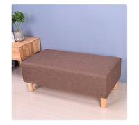 KIBONCY Sgabello da divano imbottito, poggiapiedi da letto in tessuto sfoderabile e lavabile, for provare le scarpe all'ingresso o nei negozi di abbigliamento(120 * 40 * 40cm)