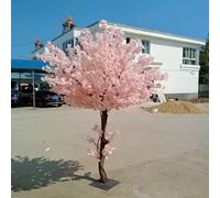 KIBONCY Silk Cherry Blossom Tree, Large Cherry Blossom Plants Wedding Hotel Scenery Large-Scale Landscaping Floor Decoration(6 * 6m)