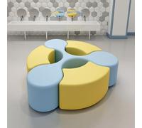 KIBONCY Sindacato di divani creativi di forma irregolare for la negoziazione del tempo libero nell'ufficio e nell'area di riposo delle sale di lettura nelle sale delle biblioteche(D)