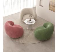 KIBONCY Single Seated Foam Sofa, Modern Accent Chair, Lazy, Cuddly Reading Couch, for Dining Room, Living, Kitchen, Bedroom(10)