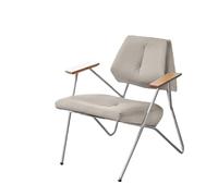 KIBONCY Single Sofa for Bedroom, Upholstered Reading Comfy Armchair,Accent Chair, Metal Framed,for Living, Room(F)