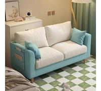 KIBONCY Small Loveseat Couches with Side Pockets, Cloud Couch Lounge Sofa with 2 Cushion Mid Century Modern Decor for Living Room Aparment(2,203cm)