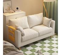 KIBONCY Small Loveseat Couches with Side Pockets, Cloud Couch Lounge Sofa with 2 Cushion Mid Century Modern Decor for Living Room Aparment(1,123cm)