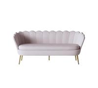 KIBONCY Small Modern Chenille Loveseat Sofa, Double Nordic Apartment Light Luxury Living Room Clothing Store 2-Person Couches for(1,132x73x78cm)
