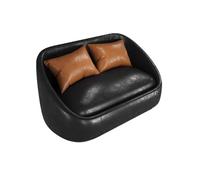KIBONCY Sofa Loveseat Upholstered Leather for Living Room, Small Couch,Fireside Chair, Modern Deep Seat for Bedroom, Office(3)