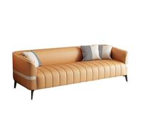 KIBONCY Sofa Small Apartment Double Couch, Modern White Couches for Living Room, Mid-Century Beige, Luxury Loveseat(B,70cm)