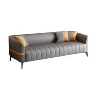 KIBONCY Sofa Small Apartment Double Couch, Modern White Couches for Living Room, Mid-Century Beige, Luxury Loveseat(E,120cm)