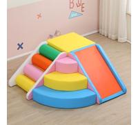 KIBONCY Soft Play Climbing Toys Indoor for Toddlers Ideal Crawling and Exploration Set Toddler with Easy Setup & Clean(A)